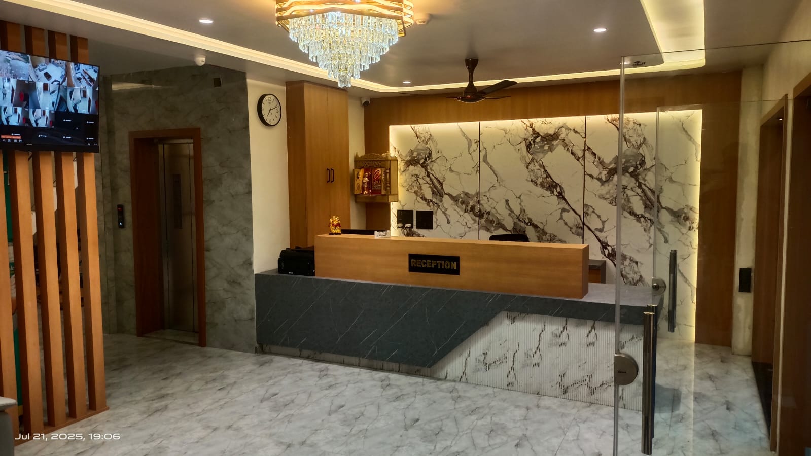 Reception Hotel Krishnay Somnath Gujarat